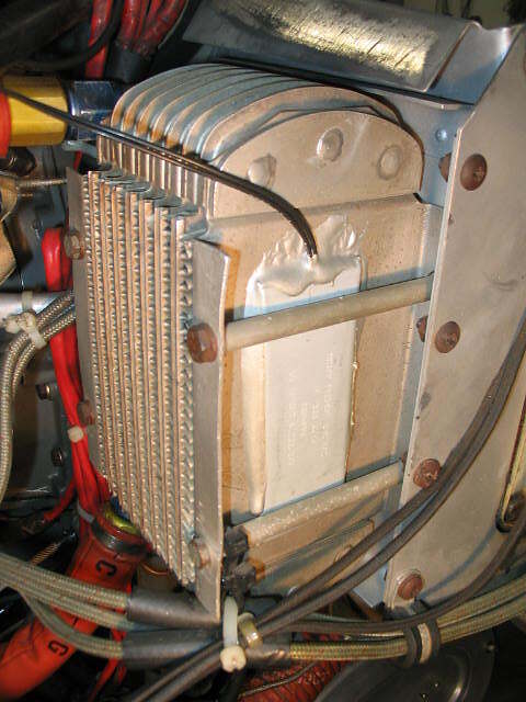 Oil cooler heater